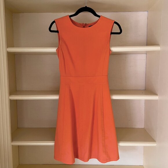 Tangerine Dreamsicle Summer Dress (BCBG Max Azria) - Picture 1 of 16